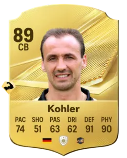Card Jürgen Kohler 89, official EA preview