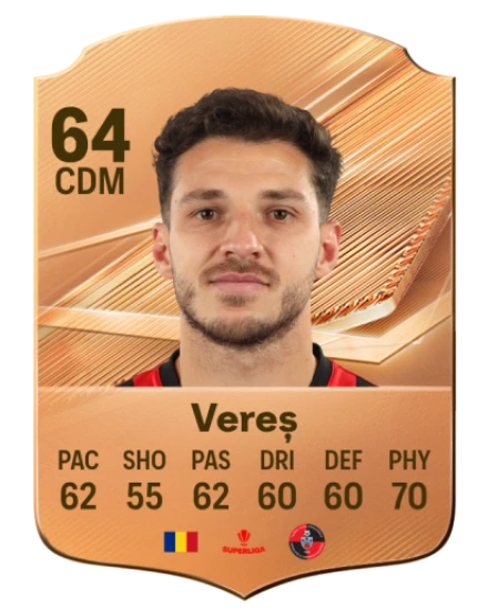 Card Szilárd Vereș 64, official EA preview