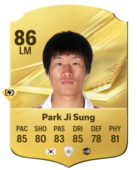Card Park Ji Sung 86, official EA preview