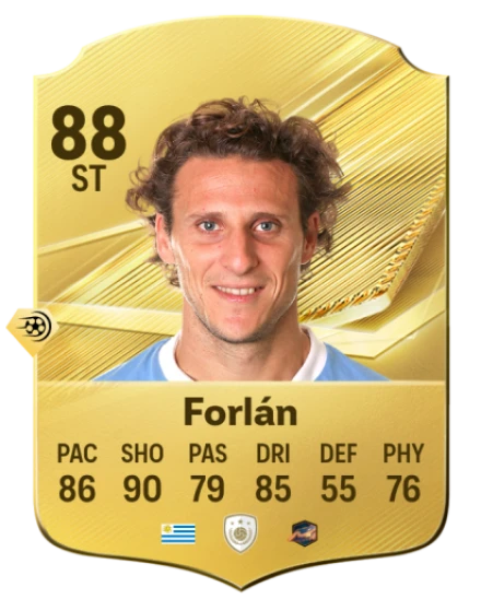 Card Diego Forlán 88, official EA preview