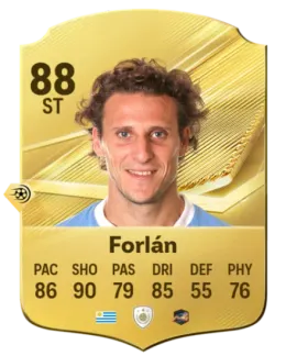 Card Diego Forlán 88, official EA preview