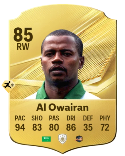Card Saeed Al Owairan 85, official EA preview