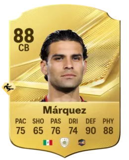 Card Rafael Márquez 88, official EA preview