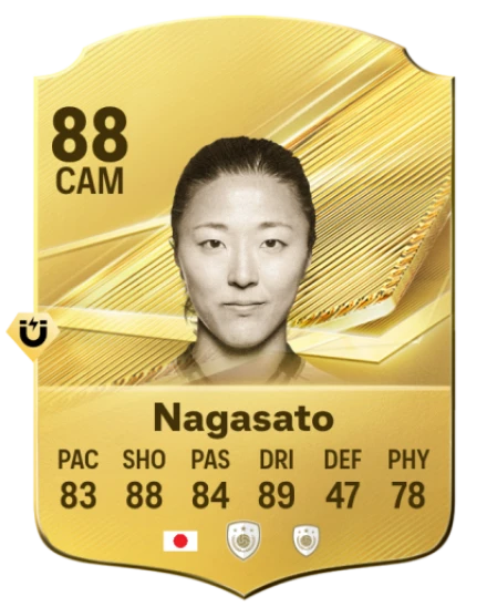 Card Yuki Nagasato 88, official EA preview