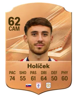 Card Matúš Holíček 62, official EA preview