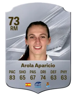 Card Arola Aparicio 73, official EA preview