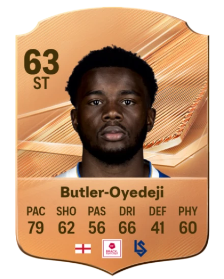 Card Nathan Butler-Oyedeji 63, official EA preview