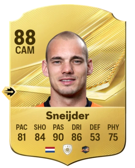 Card Wesley Sneijder 88, official EA preview