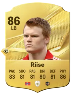 Card John Arne Riise 86, official EA preview