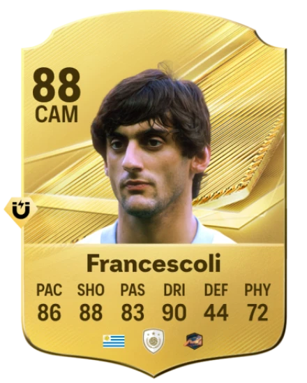 Card Enzo Francescoli 88, official EA preview