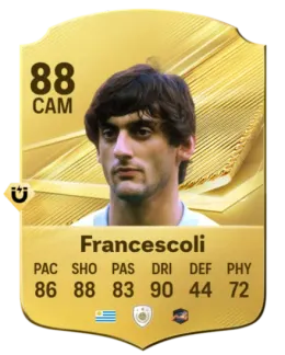Card Enzo Francescoli 88, official EA preview