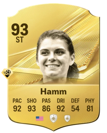 Card Mia Hamm 93, official EA preview