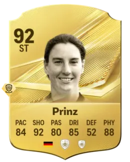 Card Birgit Prinz 92, official EA preview