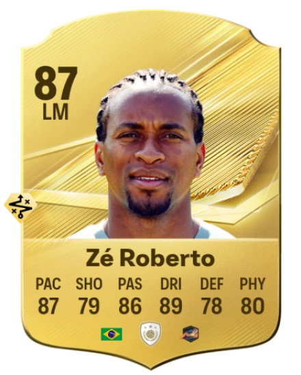 Card Zé Roberto 87, official EA preview
