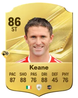 Card Robbie Keane 86, official EA preview