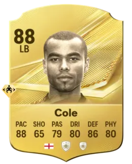 Card Ashley Cole 88, official EA preview