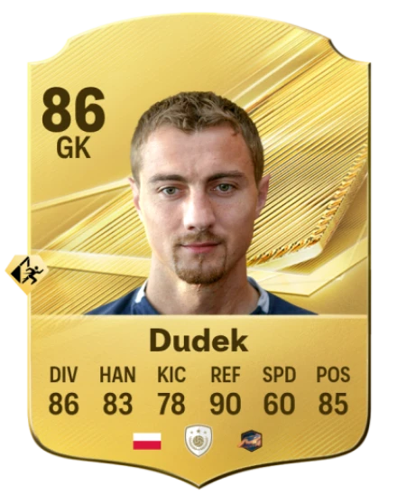 Card Jerzy Dudek 86, official EA preview
