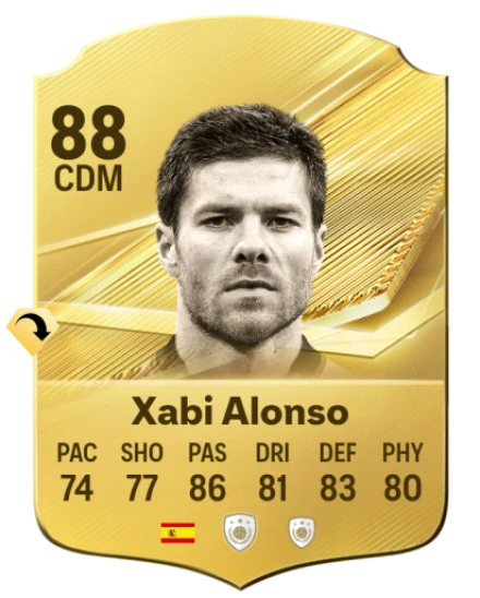 Card Xabi Alonso 88, official EA preview