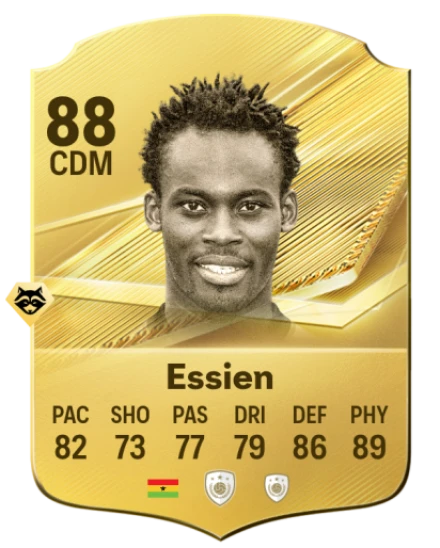 Card Michaël Essien 88, official EA preview