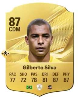 Card Gilberto Silva 87, official EA preview