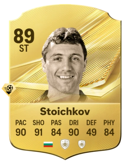 Card Hristo Stoichkov 89, official EA preview