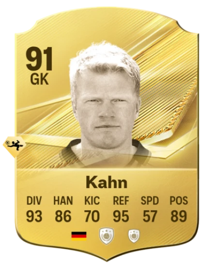 Card Oliver Kahn 91, official EA preview