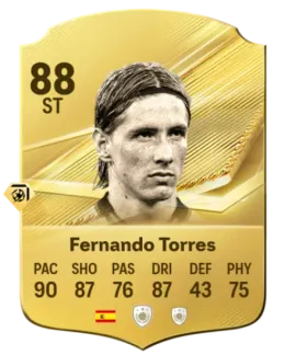 Card Fernando Torres 88, official EA preview