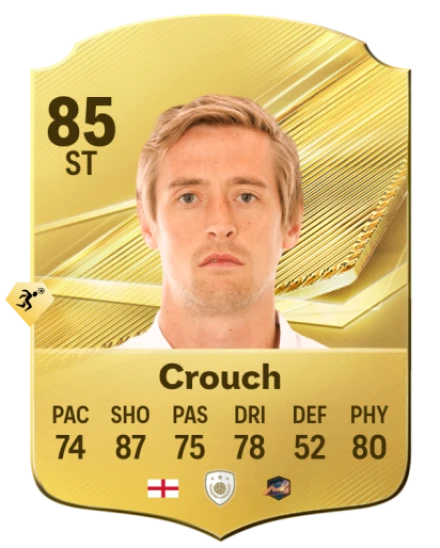 Card Peter Crouch 85, official EA preview