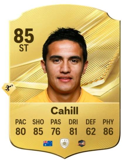 Card Tim Cahill 85, official EA preview