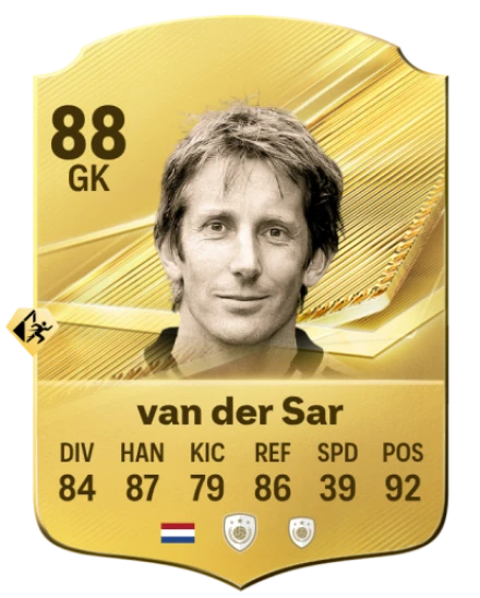 Card Edwin van der Sar 88, official EA preview