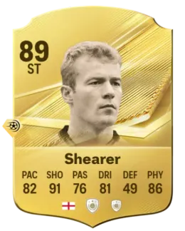 Card Alan Shearer 89, official EA preview