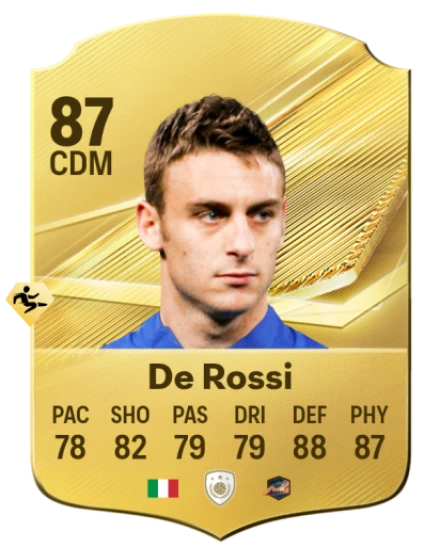 Card Daniele De Rossi 87, official EA preview