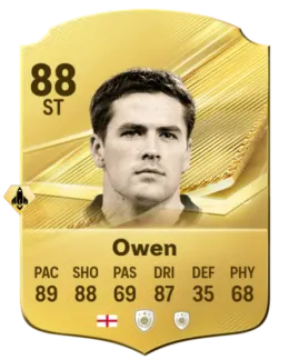Card Michael Owen 88, official EA preview