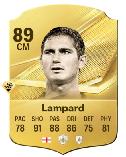 Card Frank Lampard 89, official EA preview