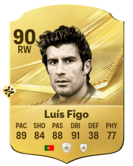 Card Luís Figo 90, official EA preview