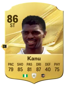 Card Nwankwo Kanu 86, official EA preview