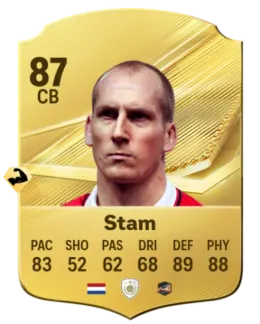 Card Jaap Stam 87, official EA preview