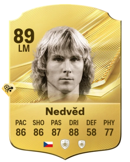 Card Pavel Nedvěd 89, official EA preview