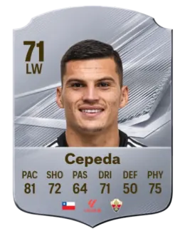 Card Lucas Cepeda 71, official EA preview