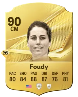 Card Julie Foudy 90, official EA preview