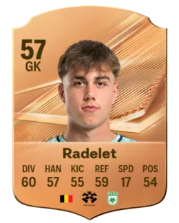 Card Théo Radelet 57, official EA preview