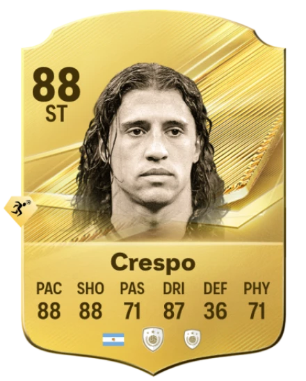 Card Hernán Crespo 88, official EA preview
