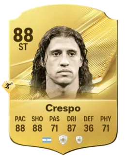 Card Hernán Crespo 88, official EA preview