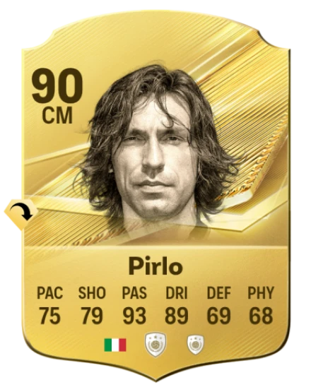Card Andrea Pirlo 90, official EA preview