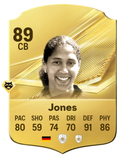 Card Steffi Jones 89, official EA preview