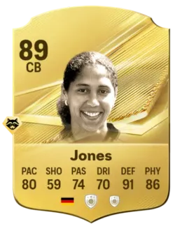 Card Steffi Jones 89, official EA preview