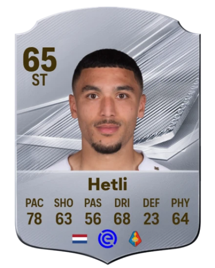 Card Soufiane Hetli 65, official EA preview
