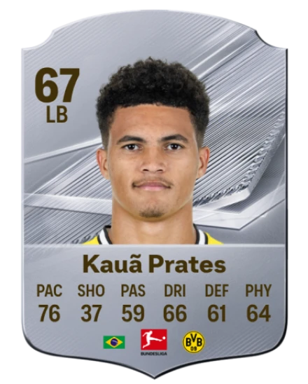 Card Kauã Prates 67, official EA preview