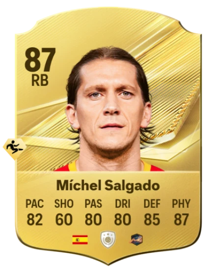 Card Míchel Salgado 87, official EA preview