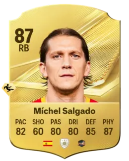 Card Míchel Salgado 87, official EA preview